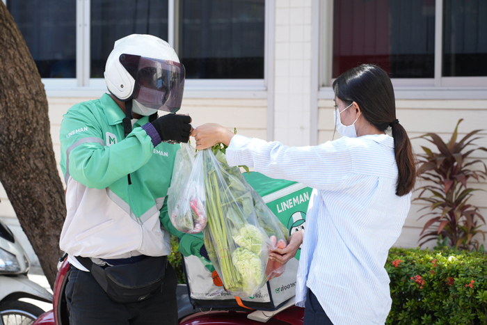 Line Man Mart เผยทีเด็ดร้านผักสดเดลิเวอรี โตแรงขายดีหลักแสน เร่งอัด