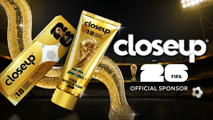 Closeup จุดกระแสความใกล้ชิดอย่างยิ่งใหญ่ ต้อนรับ FIFA World Cup 2026™ ด้วย Closeup Gold (Limited Edition)